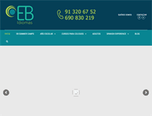 Tablet Screenshot of ebgrouplanguages.com